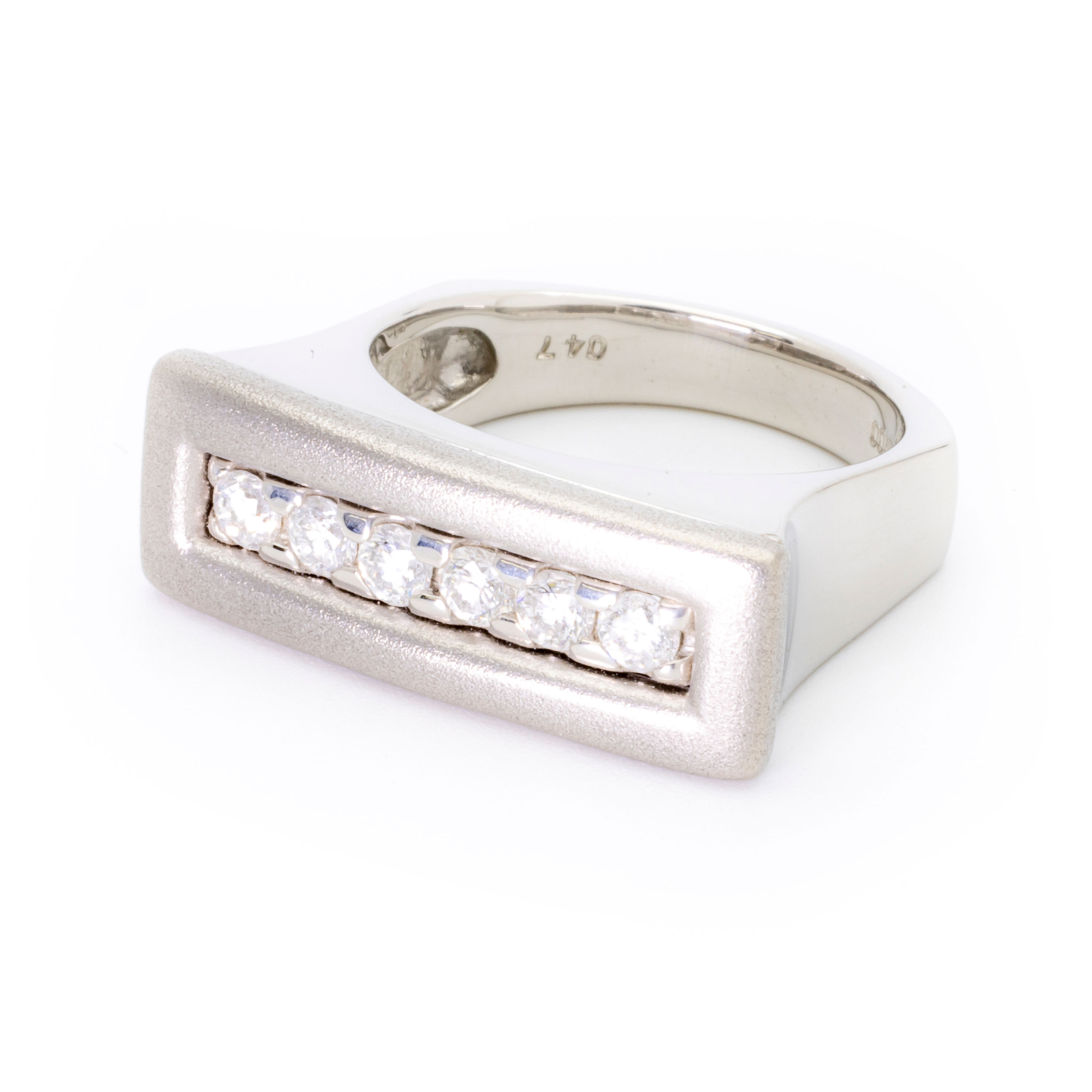 ダイヤモンド Pt900 ファッションリング 指輪 Ring
